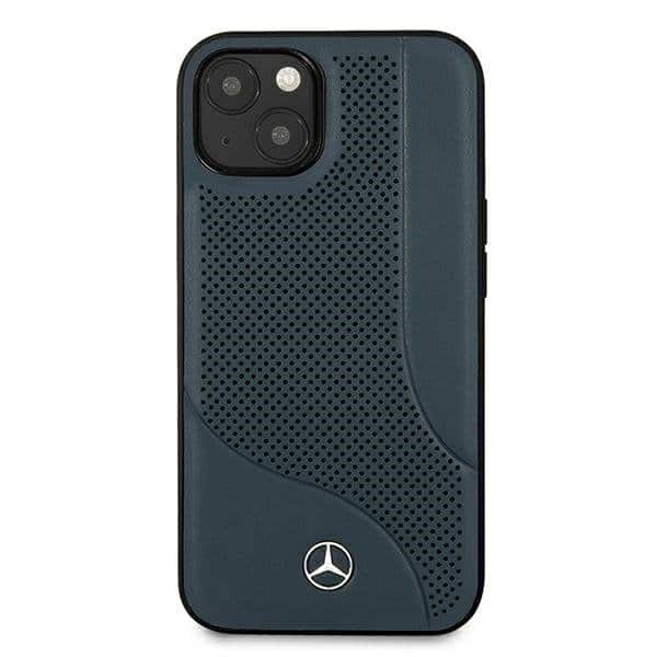 Mercedes originalna futrola za iPhone 13 hardcase sa kožnom perforiranom površinom