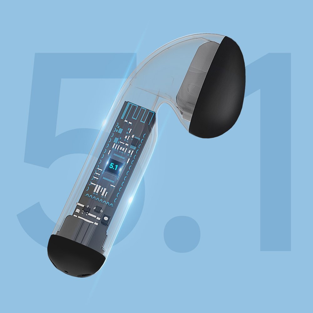 Mixcder bežične Bluetooth V 5.1 TWS slušalice crne