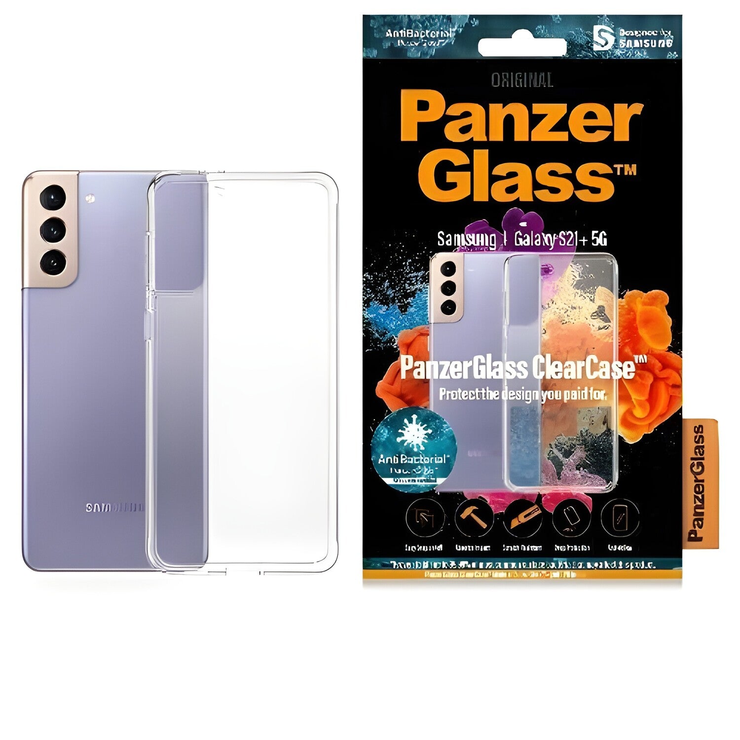 PanzerGlass Clearcase futrola za Samsung Galaxy S21 Plus 5G - Prozirna KP19734