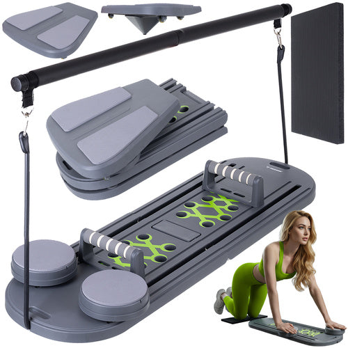 Višenamjenska pilates daska - 97 × 35 cm s ručkama
