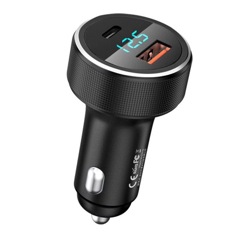 REMAX Salo dual auto punjač USB / USB Type-C 58,5 W 4,5A Power Delivery Quick Charge