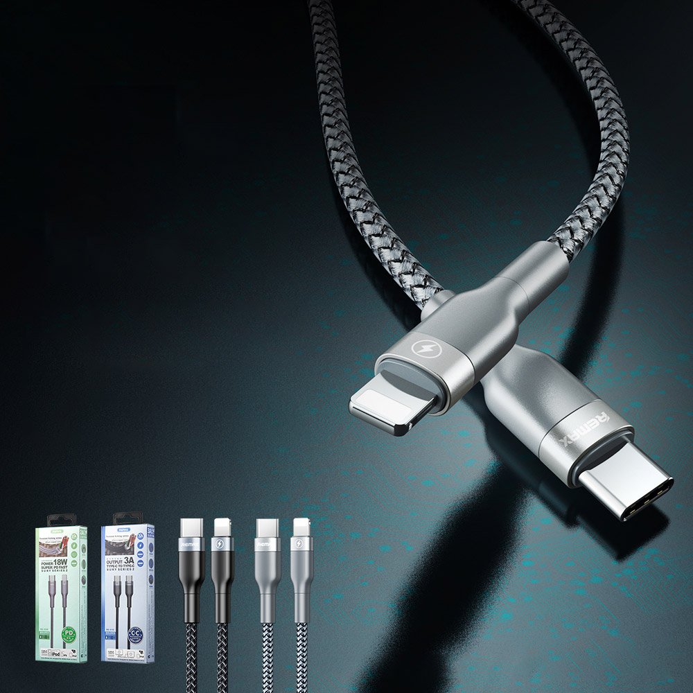 Remax USB Type-C / Lightning 18 W PD kabel
