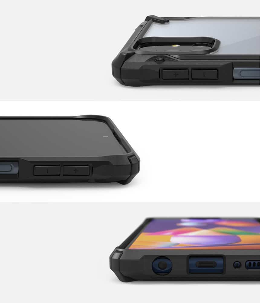 Ringke Fusion X Design izdržljiva futrola za Samsung Galaxy M31s Camo crna