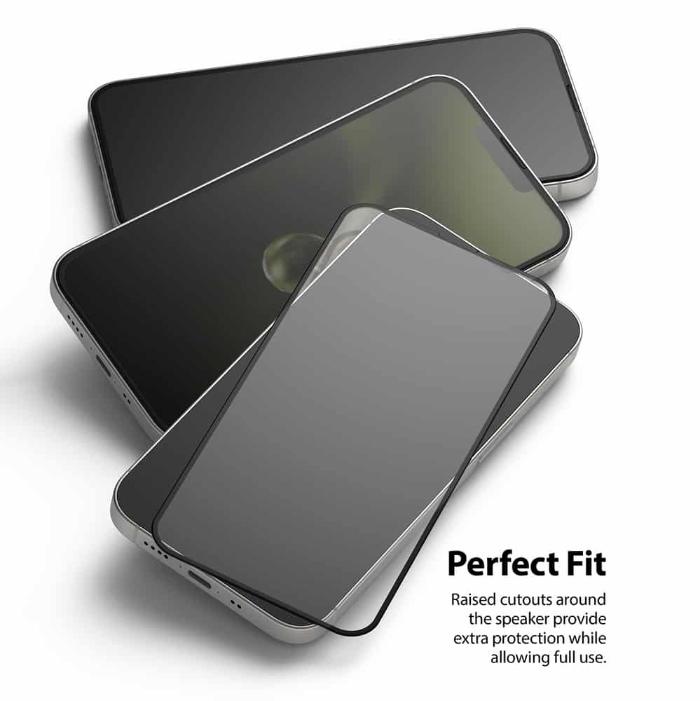 Ringke Invisible Defender ID Full Glass kaljeno staklo puna pokrivenost s okvirom za iPhone 13 mini