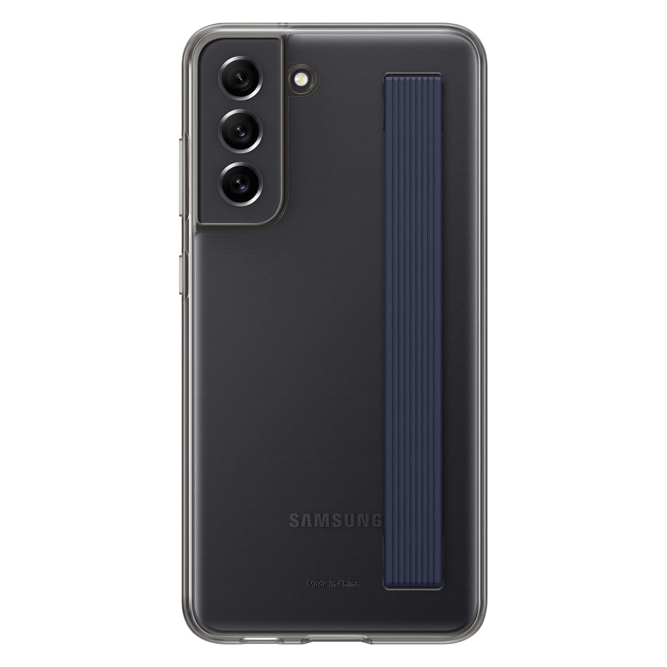 Samsung Original Slim Strap Cover za Galaxy S21 FE Dark Gray