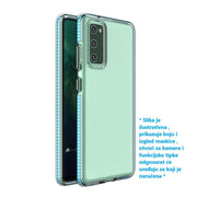 Spring Case prozirna zaštitna gel maska sa okvirom u boji za Samsung Galaxy A12 / Galaxy M12