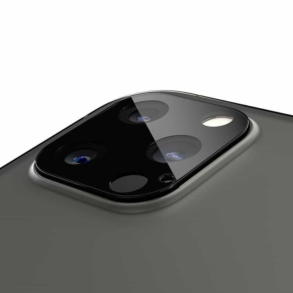 SPIGEN OPTIK.TR KALJENO STAKLO SET 2 KOM ZA KAMERU IPHONE 12 PRO MAX CRNO