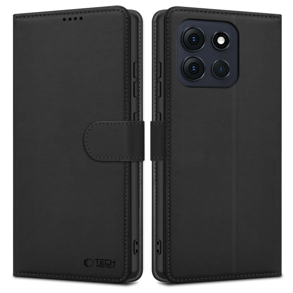 Tech-Protect Wallet futrola za Motorola Moto G56 5G - Crna KP39563