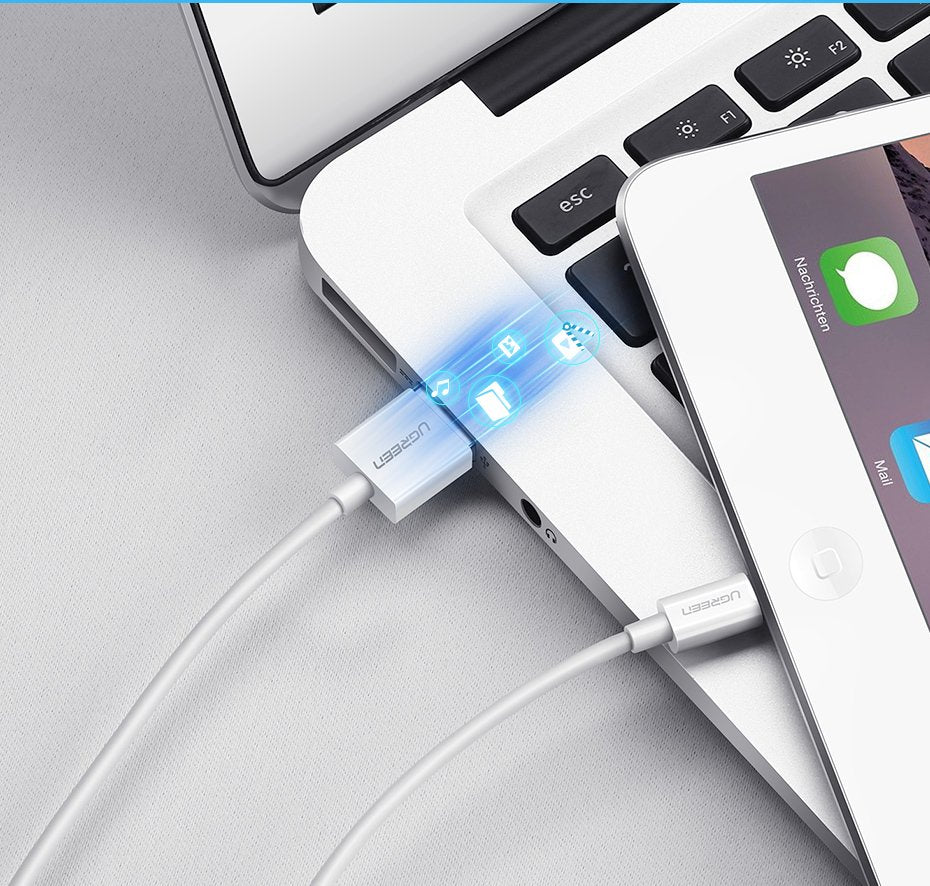 UGREEN USB A- MFI Apple Lightning kabel 1m