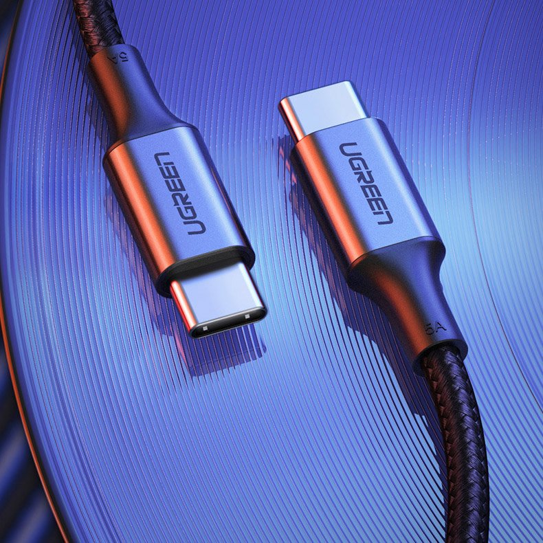 Ugreen USB Type C-Type C kabel 5 A PD QC100 W 3.0 FCP 1 m