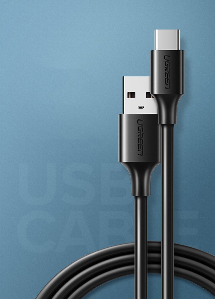 Ugreen USB - USB Type-C kabel 480 Mbps 3 A 150 cm