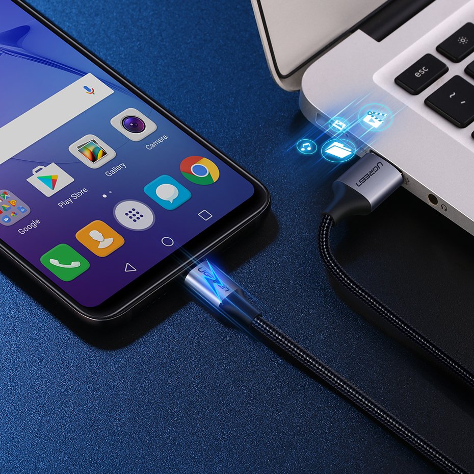 UGREEN Micro USB pleteni kabel 1m
