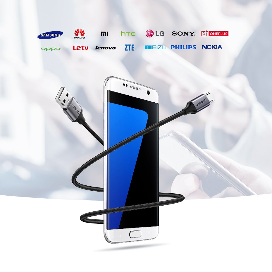 Ugreen USB - USB Micro kabel -50 cm