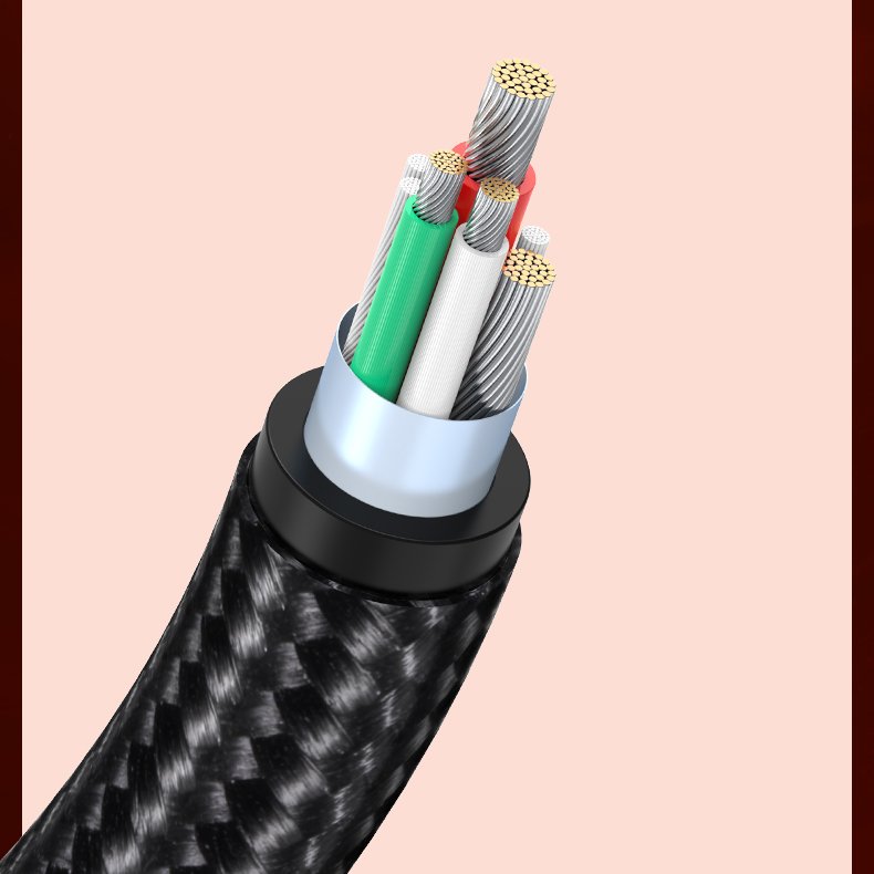 Kutni USB - USB Type C UGREEN kabel 5A Quick Charge 3.0 AFC FCP 1 m