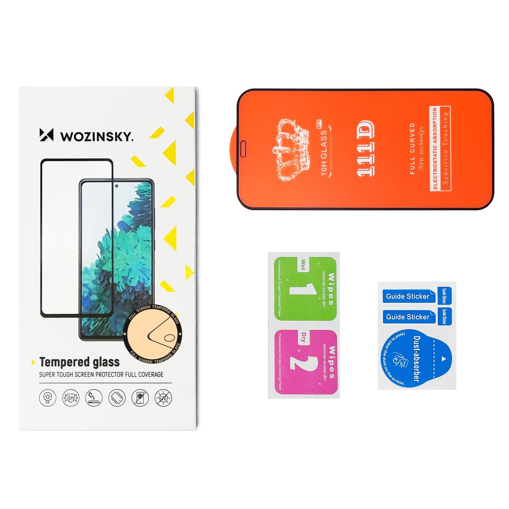 Wozinsky 2 x kaljeno staklo puna pokrivenost s okvirom za iPhone 13 mini