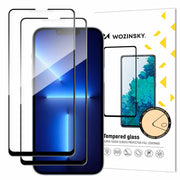 Wozinsky 2 x kaljeno staklo puna pokrivenost s okvirom za iPhone 13 mini