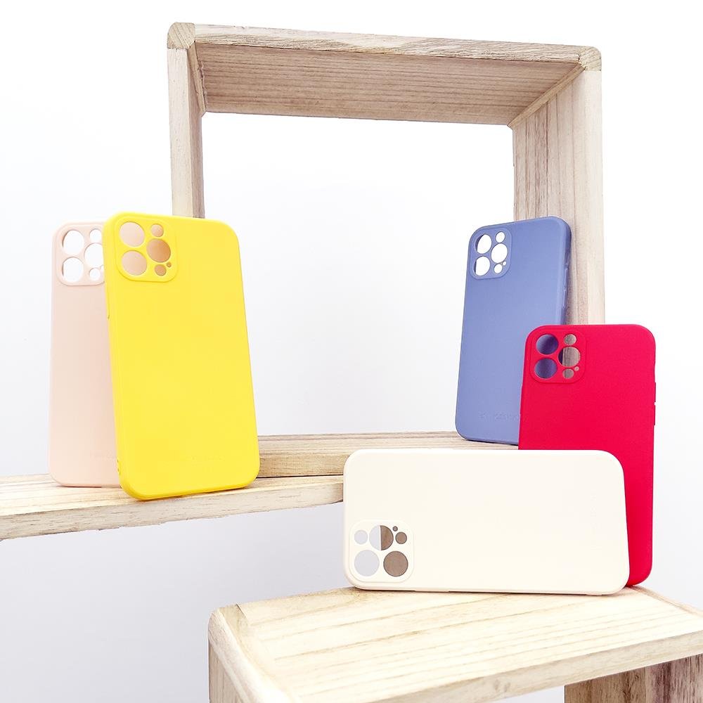 Wozinsky Color Case silikonska fleksibilna izdržljiva futrola iPhone 12 Pro plava