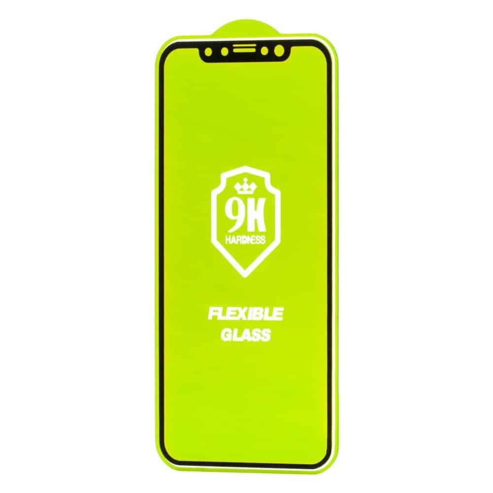 Kaljeno staklo Full Cover Flexi Nano Hibridni zaštitnik zaslona s okvirom za iPhone 12 Pro Max
