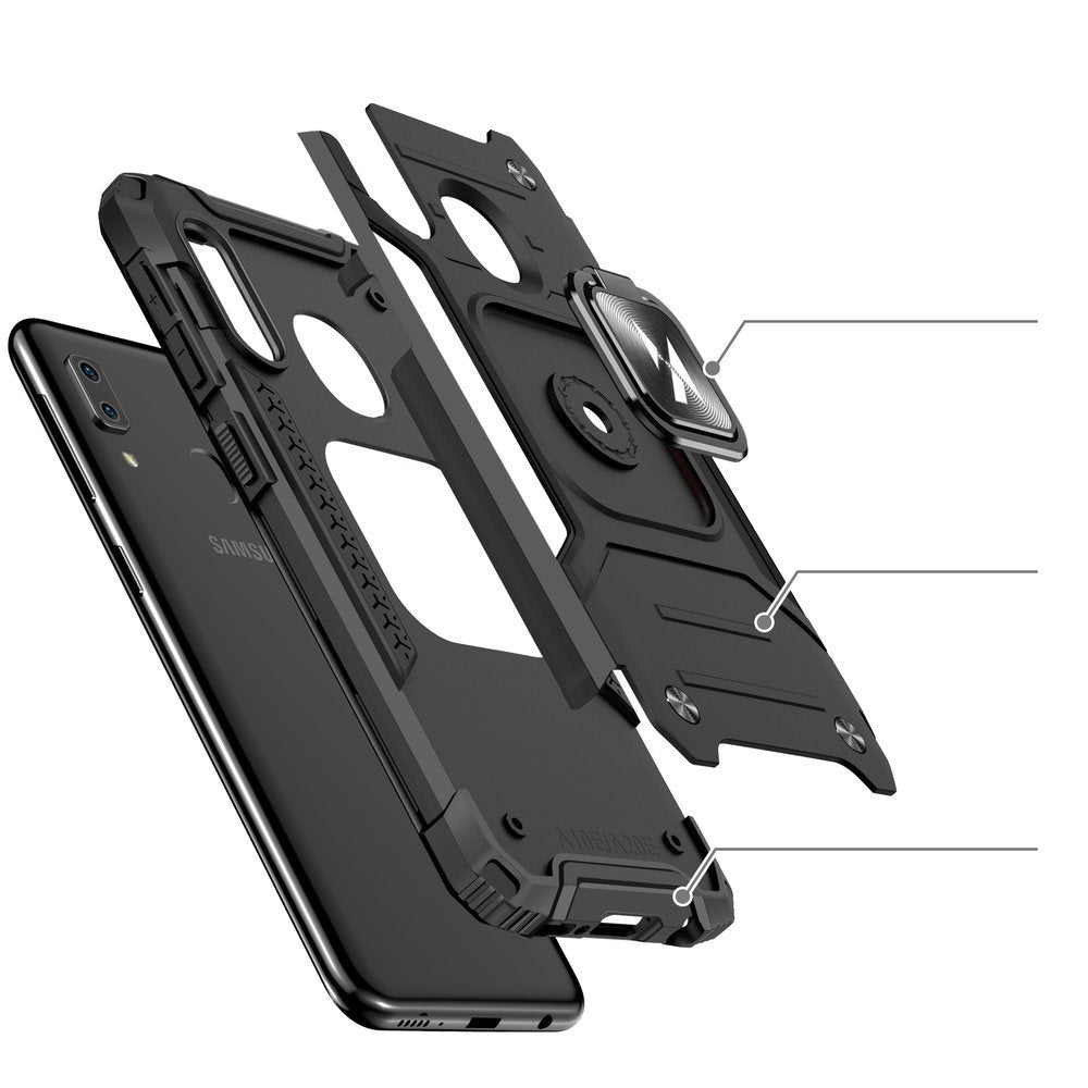 Wozinsky Ring Armor maska s funkcijom postolja i držačem za Samsung Galaxy A20 E