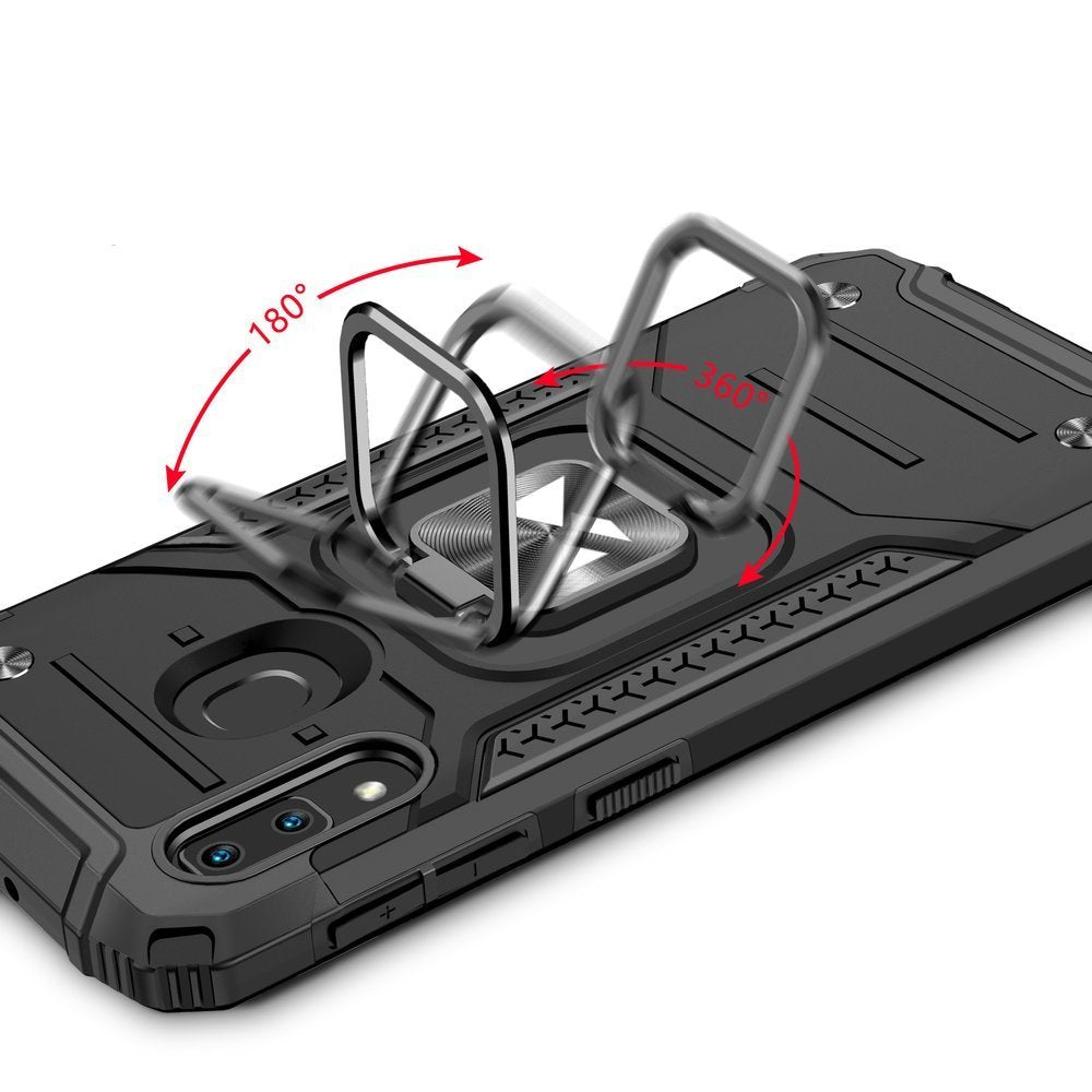 Wozinsky Ring Armor maska s funkcijom postolja i držačem za Samsung Galaxy A20 E