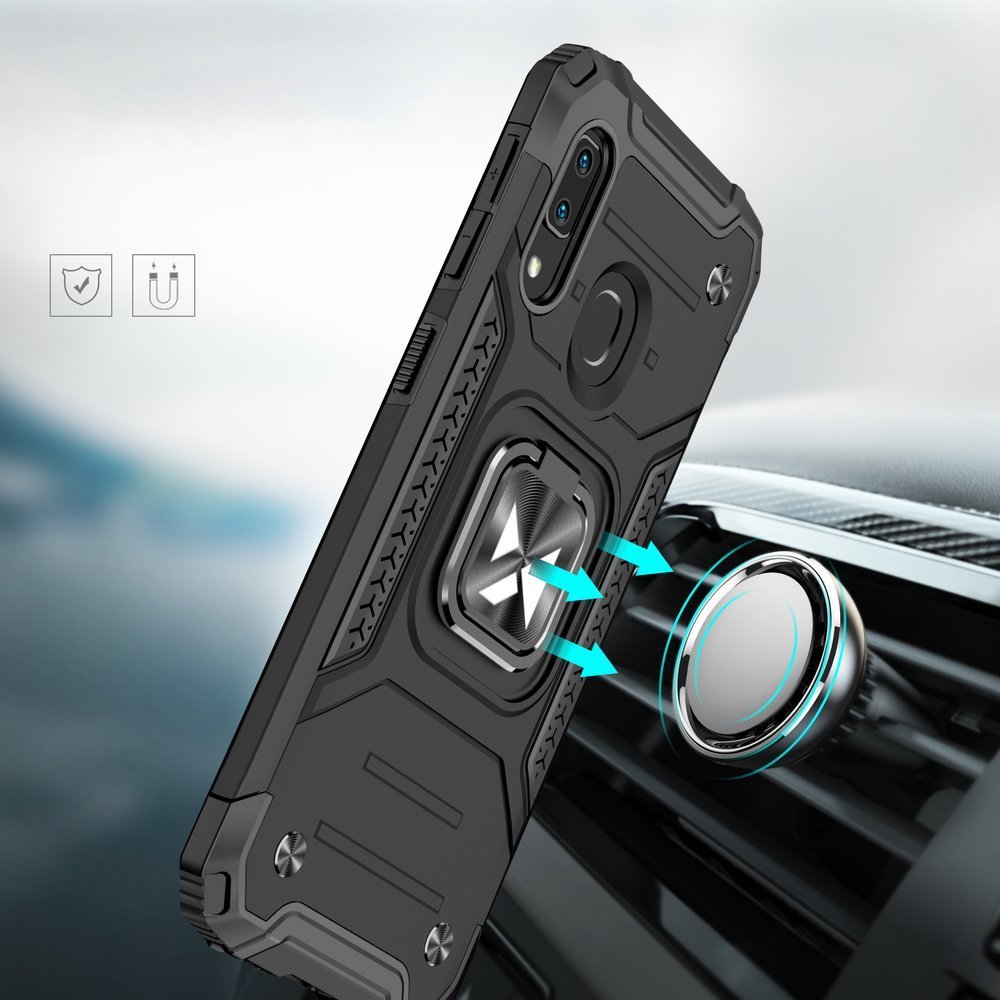 Wozinsky Ring Armor maska s funkcijom postolja i držačem za Samsung Galaxy A20 E