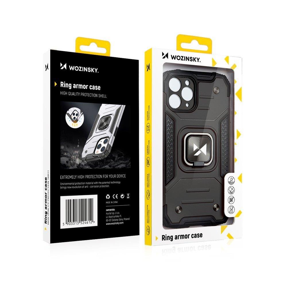 Wozinsky Ring Armor za Samsung Galaxy A21S roza