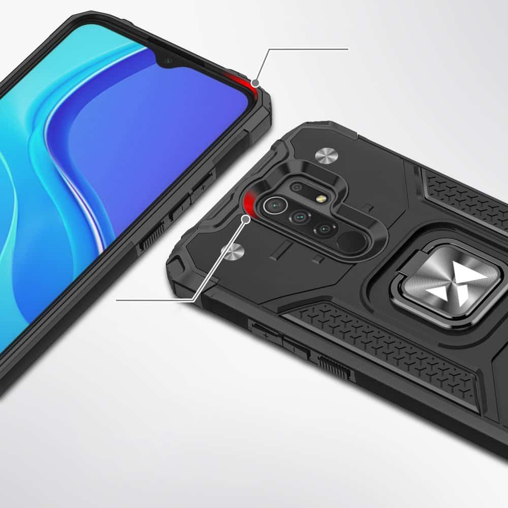 Wozinsky Ring Armor Case zaštitna maskica za Xiaomi Redmi Note 9