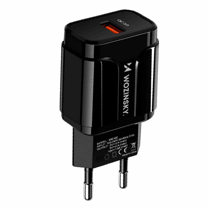 Wozinsky USB Quick Charge 3A zidni punjač
