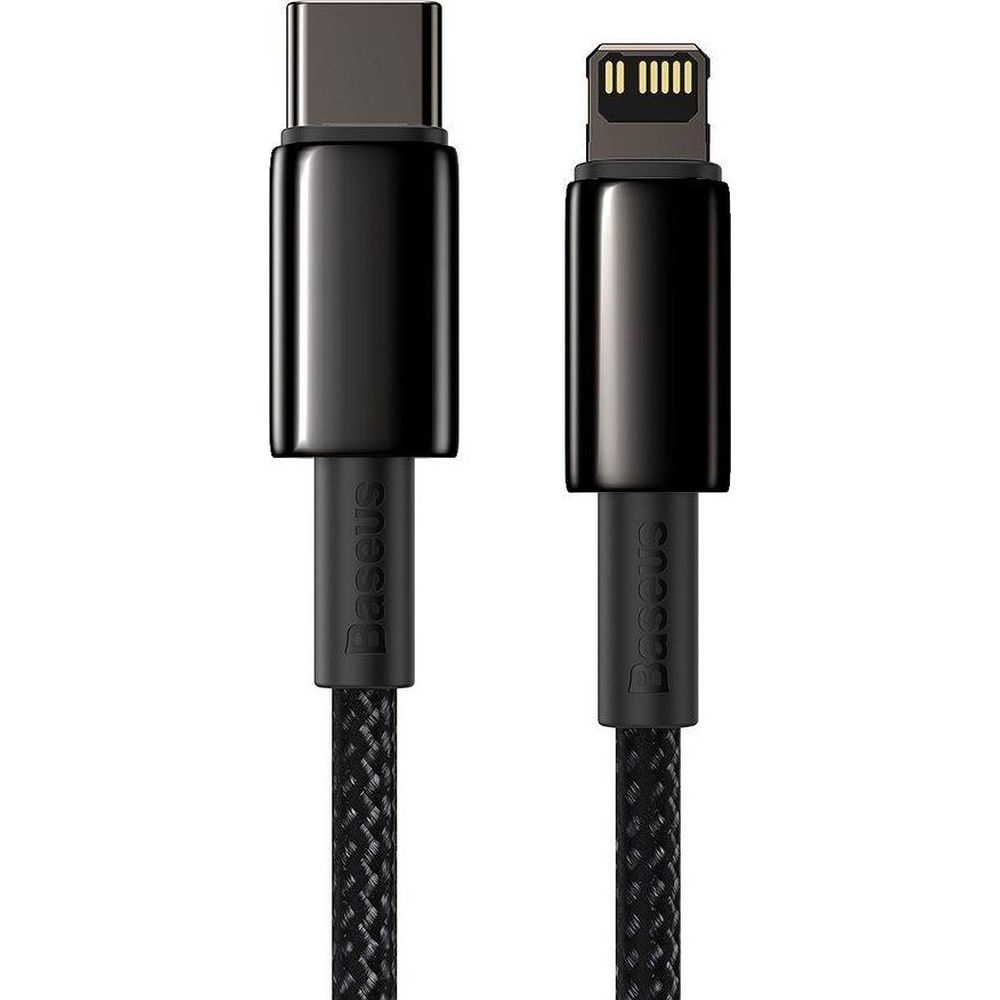 BASEUS Cable Type C na Lightning PD 20W Tungsten Gold CATLWJ-01 2m crni