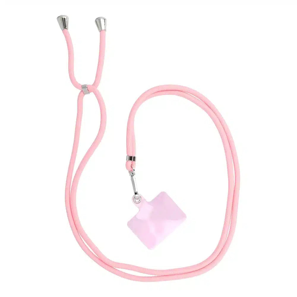SWING privjesak za telefon podesive duljine / duljina kabela 165 cm (max 82,5 cm u omči) / rame ili vrat – lite pink
