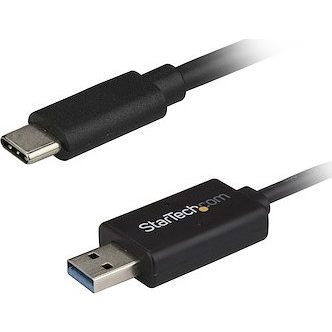 StarTech.com USBC3LINK USB kabel USB 3.2 Gen 1 (3.1 Gen 1) 2 m USB A USB C 5 Gbit/s Crno