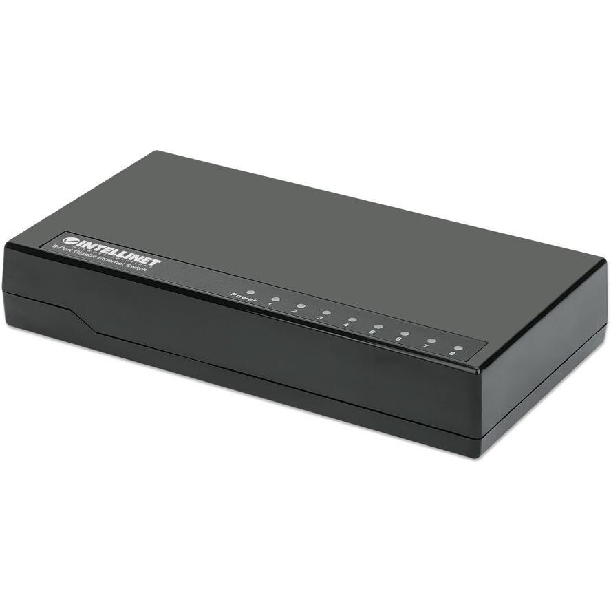 Intellinet 561754 mrežni prekidač Gigabit Ethernet (10/100/1000) Crno