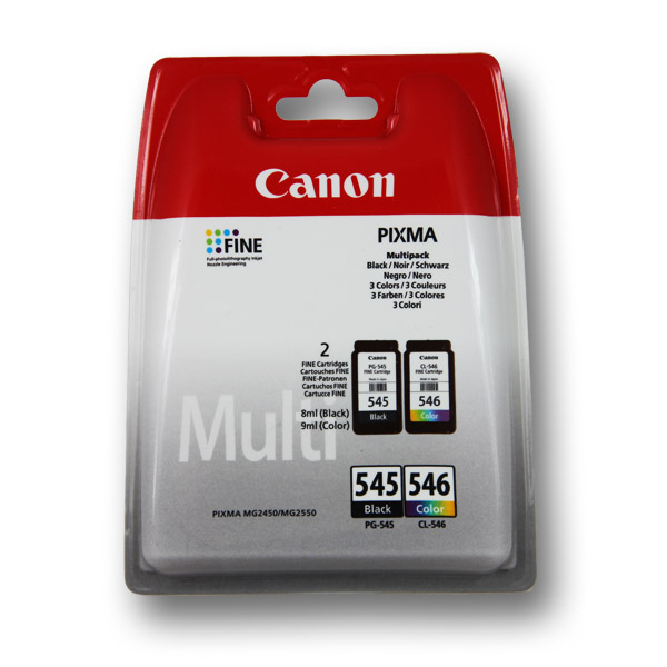 Canon PG-545/CL-546 spremnik s tintom 2 kom Original Standardni prinos Crno, Plavo, Magenta, Žuto