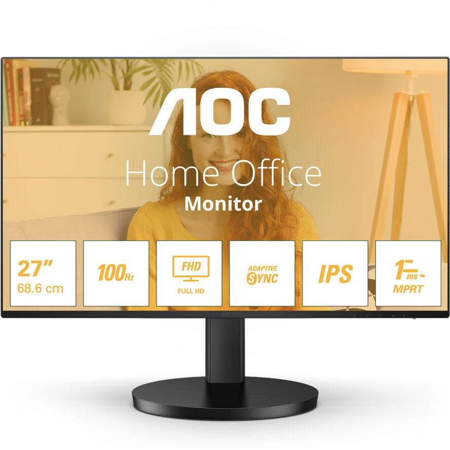 AOC B3 27B3HA2 LED display 68,6 cm (27") 1920 x 1080 pikseli Full HD Crno