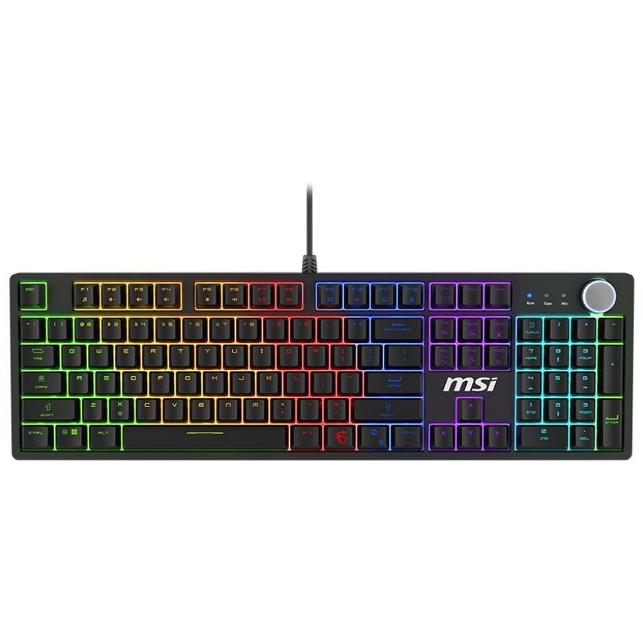 MSI FORGE GK320 RED tipkovnica Igranje USB QWERTY US Međunarodna Crno