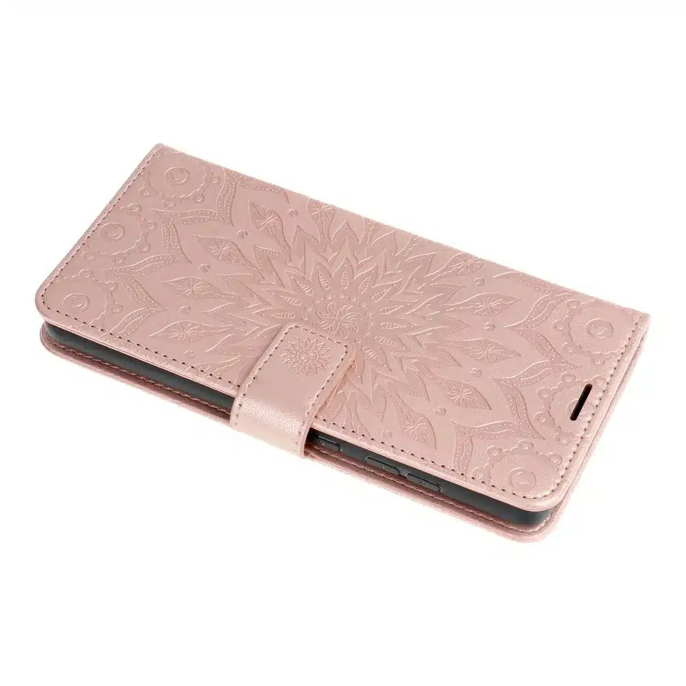 MEZZO Book case preklopna torbica za XIAOMI Redmi NOTE 12 PRO Plus 5G mandala gold pink