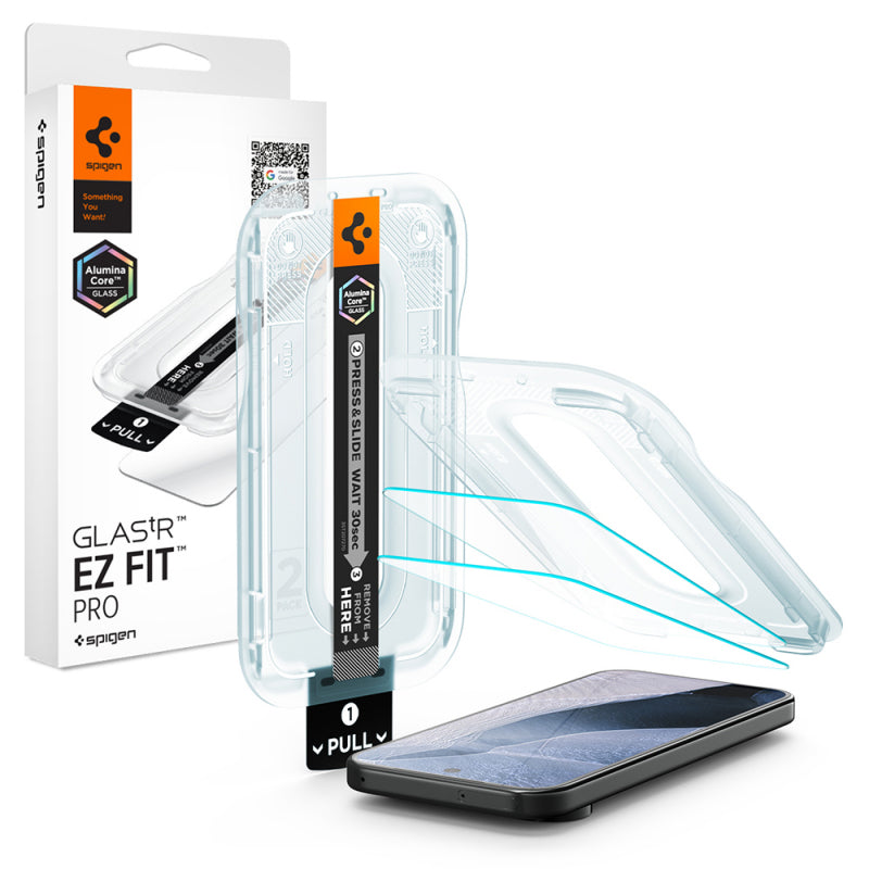 Spigen GlastR EZ FIT Pro za Google Pixel 11 Pro XL pakiranje od 2 komada (AGL11485)