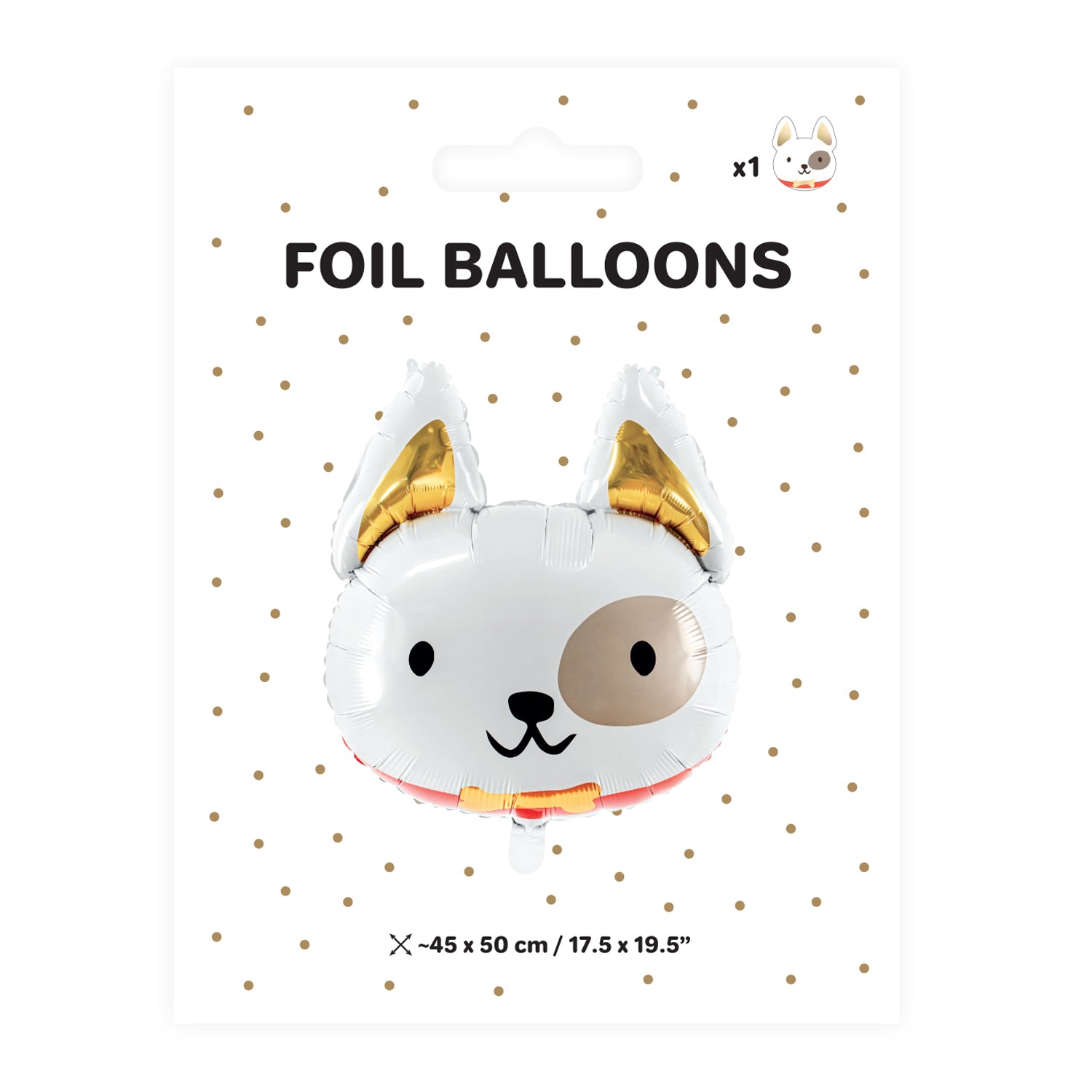 Folija balon zvijezda plava Happy Birthday 40cm
