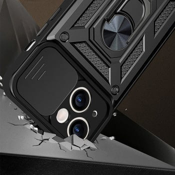 SLIDE CAMERA ARMOR TORBICA ZA IPHONE X/XS CRNA