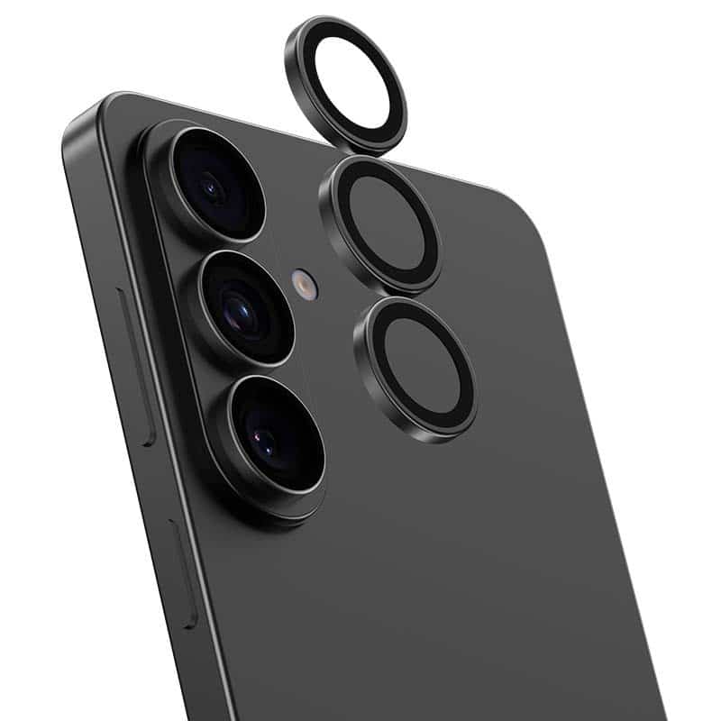 Benks kaljeno staklo Glass Warrior zaštita za kameru za Samsung Galaxy S26/S26 Plus (3 komada leća) crna