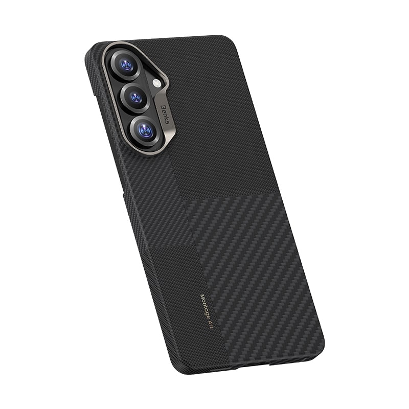 Benks Montage Magnetic Armor Air Kevlar maska ​​s metalnim okvirom za Samsung Galaxy S26 crna