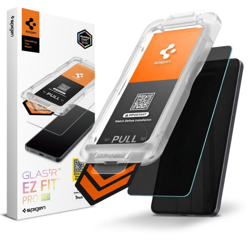 Spigen GlasR EZ FIT Pro HD Privacy kaljeno staklo za Samsung Galaxy S26 Plus AGL11087