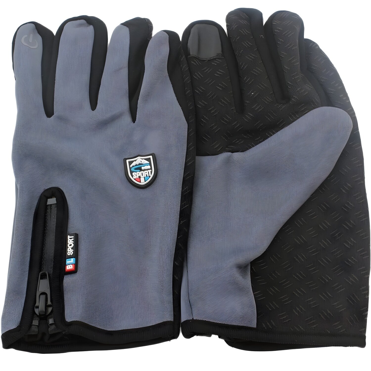 Univerzalne sportske rukavice TO-39243 - Siva / Crna / L KP39243