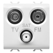 GW utičnica SAT-TV-FM 2M bijela GW10382