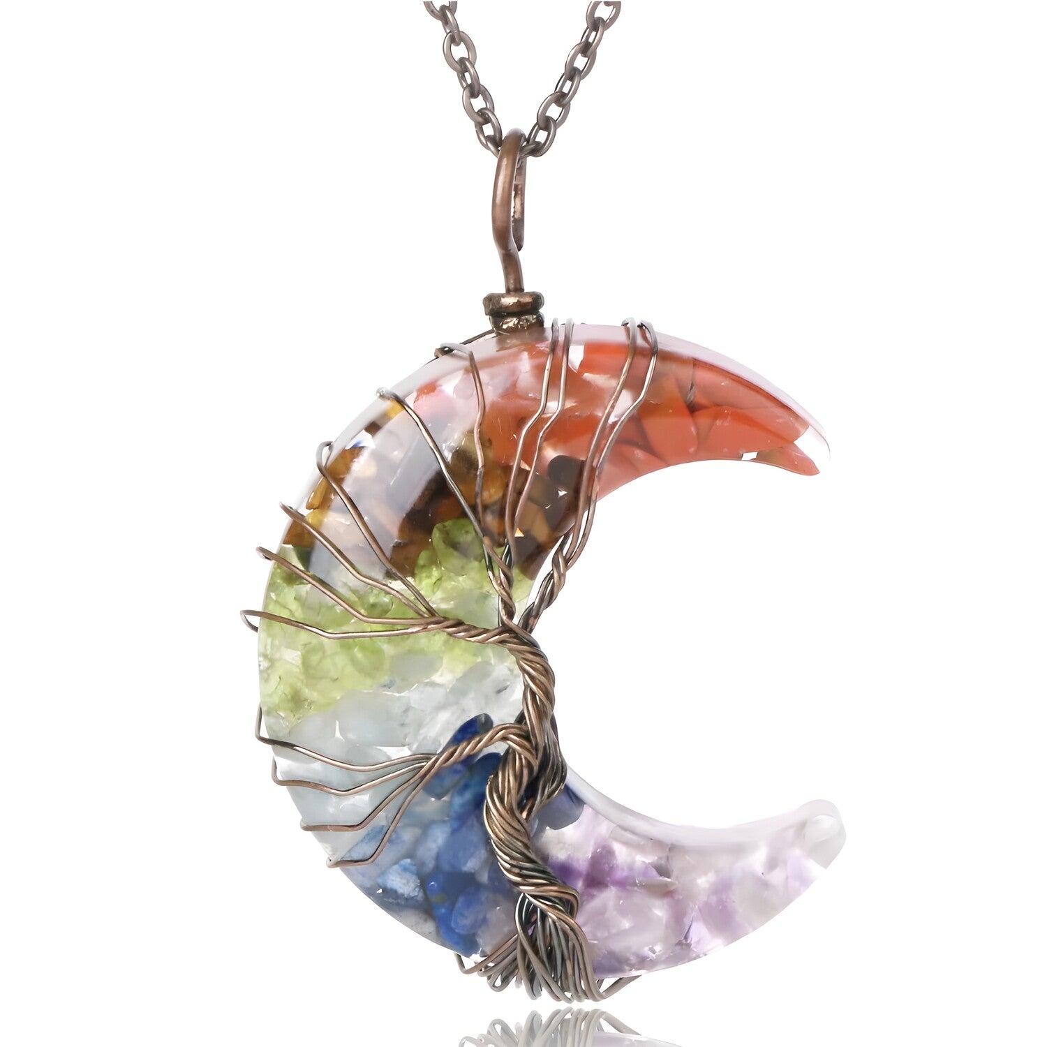 Ogrlica Halfmoon - Multi KP32591