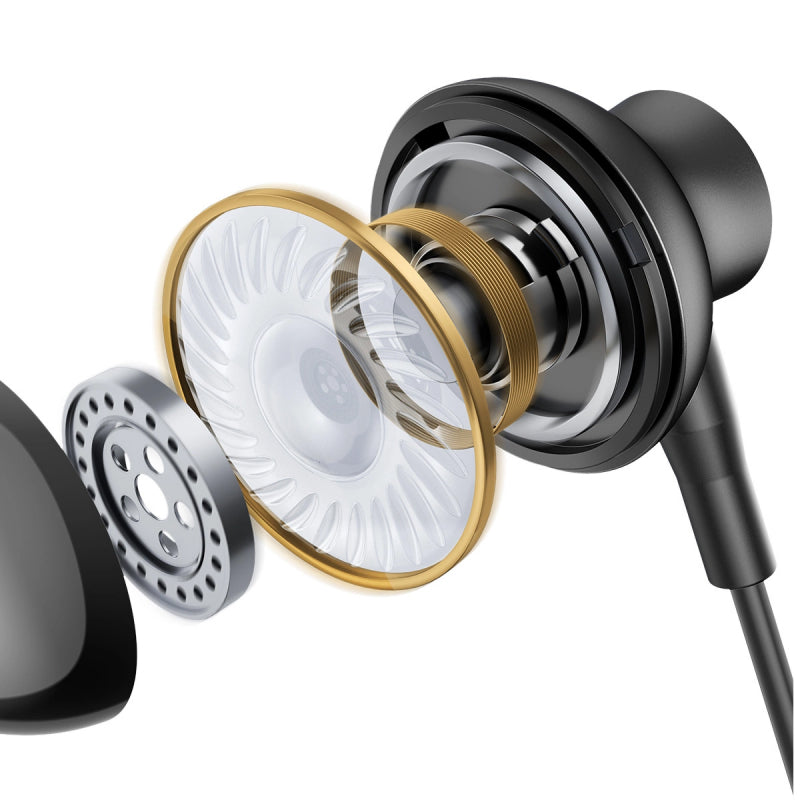 Žičane slušalice USB-C Joyroom JR-EC07 crne