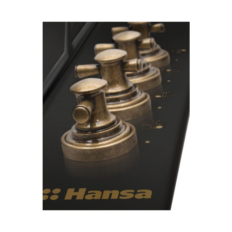 Hansa ploča za kuhanje BHGA620390, Retro, crna, antracit