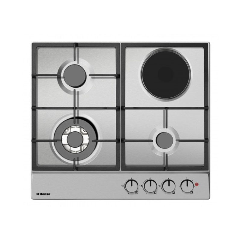 Hansa ploča za kuhanje  BHMI611302, komb., 3 plin + 1 struja, inox, gus