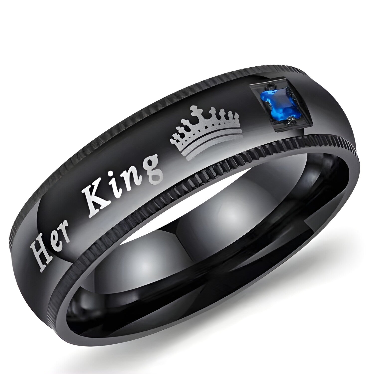 Prsten Her King - Crna / 65mm KP31832