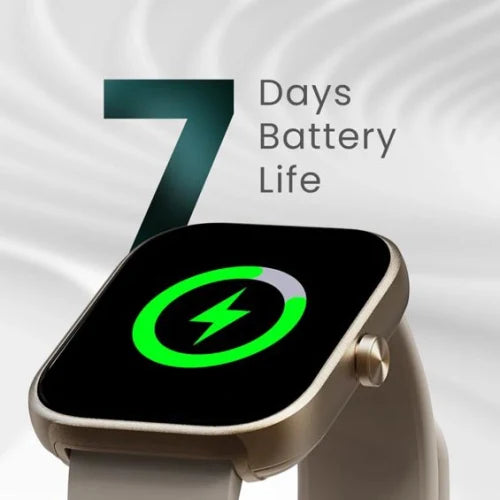 HiFuture LUME Smartwatch – Champagne Gold, 1.85" IPS Display & 100+ Sportmodi
